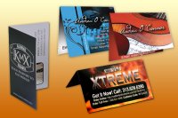 UV Full Color Business Cards 3.5"x 4" Fold Over (image for) UV Full Color Business Cards 3.5"x 4" Fold Over
