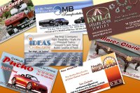 UV Full Color Business Cards 3.5"x 2" (4/0) (image for) UV Full Color Business Cards 3.5"x 2" (4/0)
